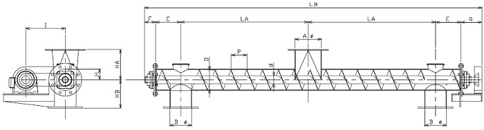 BPS　分散型－パイプ形状－横型